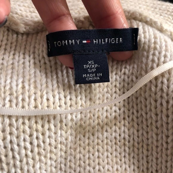 Tommy Hilfiger Cable Knit Cardigan Sweater XS/S - Picture 5 of 6